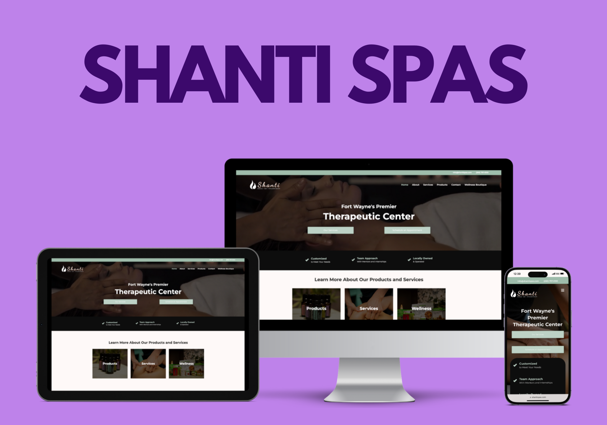shanti web design